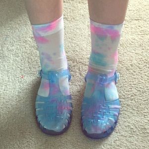 Clear blue fisherman jellies